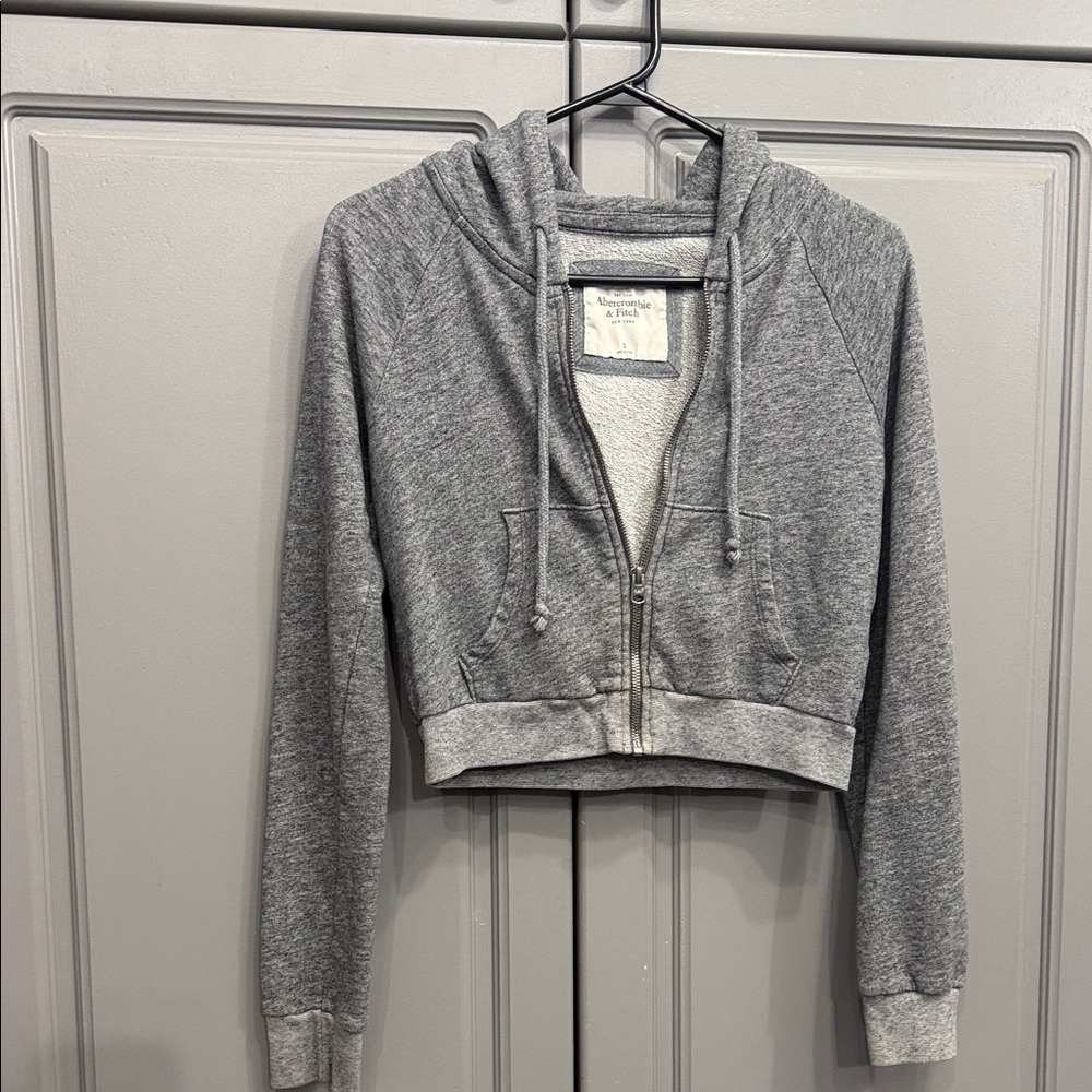 Abercrombie & Fitch Heather Gray Hoodie